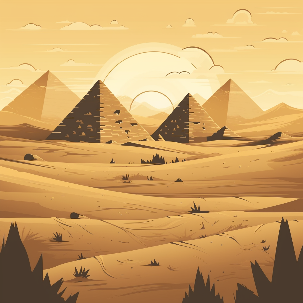 egyptian pyramid clipart