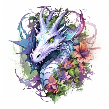 creepy magic magical dragon with flowers stars clipart, detailed, white background, illustration painting, collaged constructions, digital art, watercolor, in the style of sculptural and geometric, forced perspective drawings, Geometric brushstrokes form an intriguingly abstract, in the style of dark fantasy, creepy frightening repulsive images, frightening, painterly figure, by Pablo Picasso, by Wassily Kandinsky, by Zdzisław Beksiński