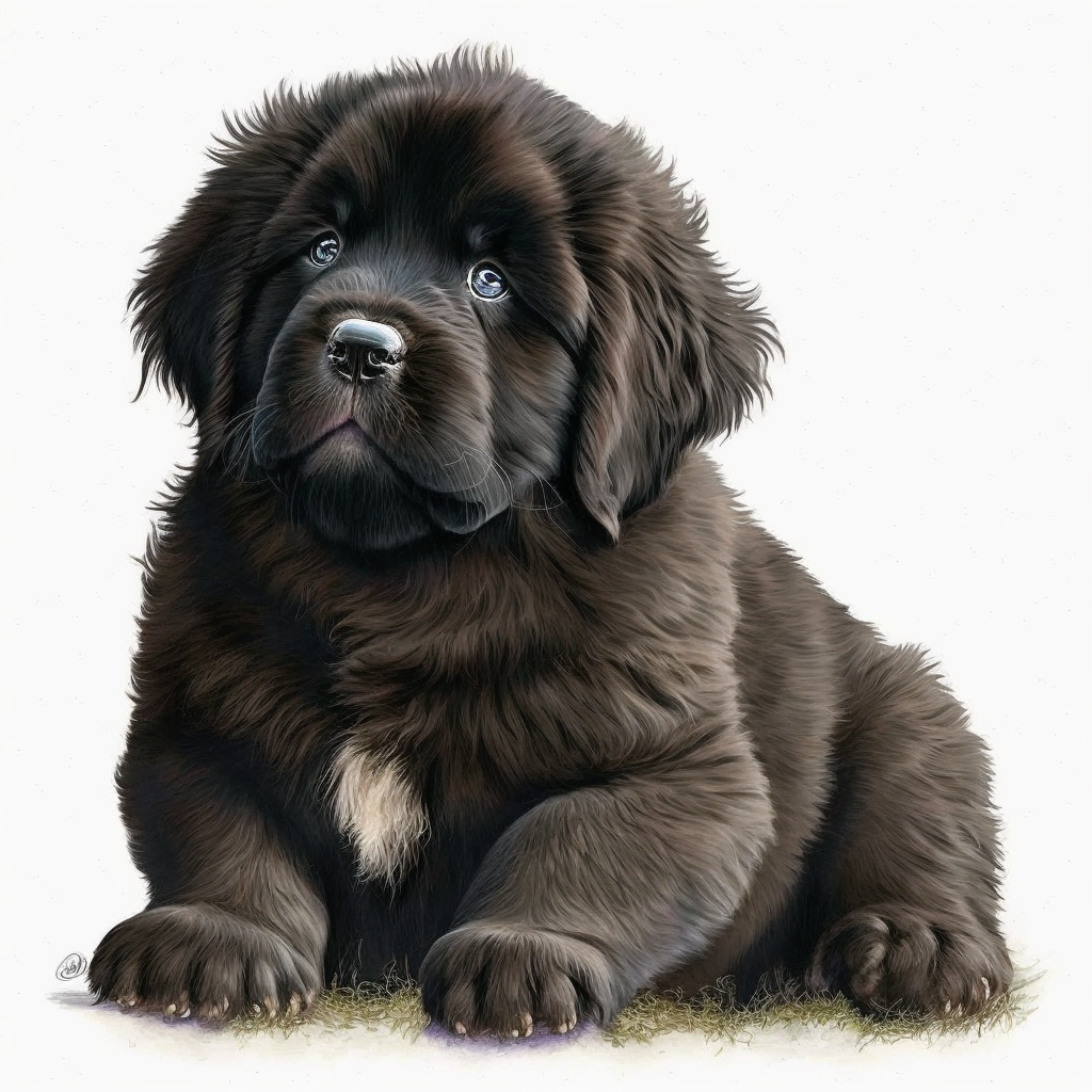 newfoundland puppy cliparts
