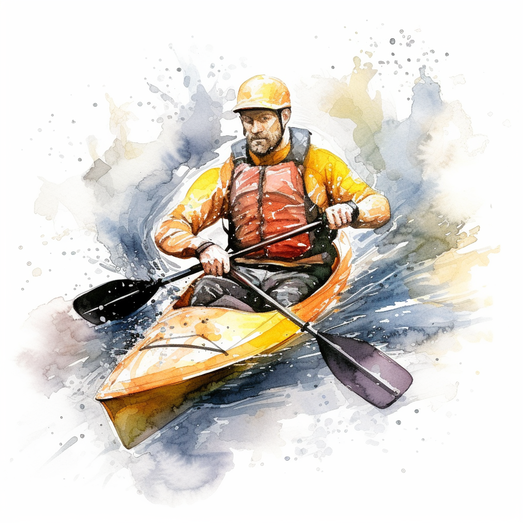 kayaker cliparts