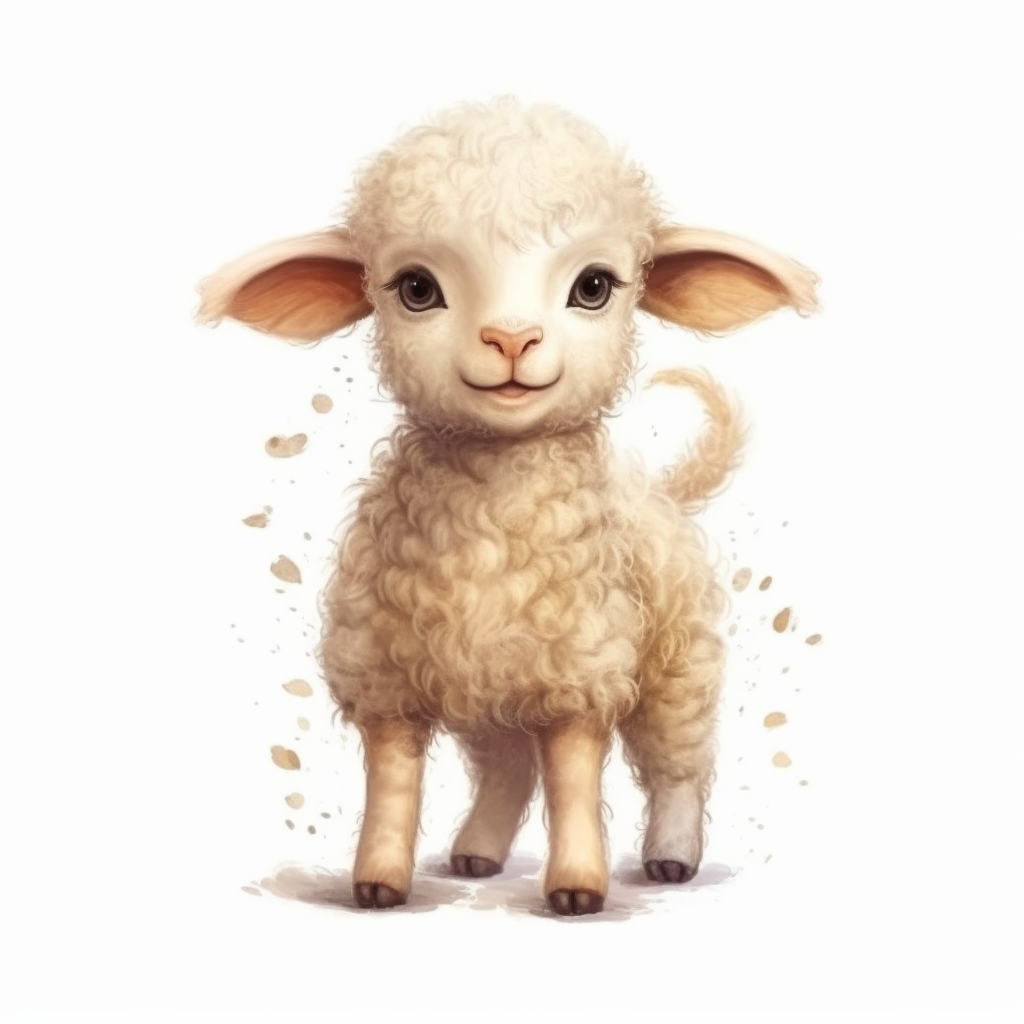 cartoon sheep clipart