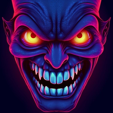 dracula, vampire teeth, glowing eyes, clipart, Halloween, glow in the dark, neon, uhd, vivid, colorful, highly detailed