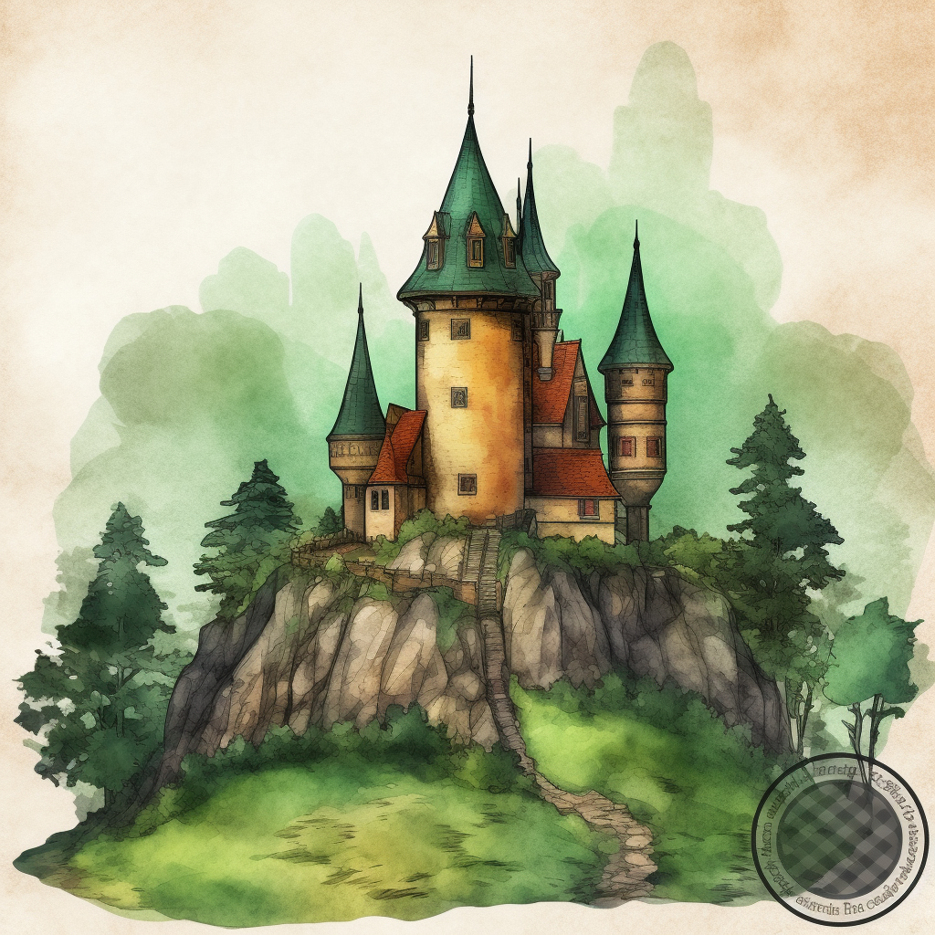 cartoon hills cliparts