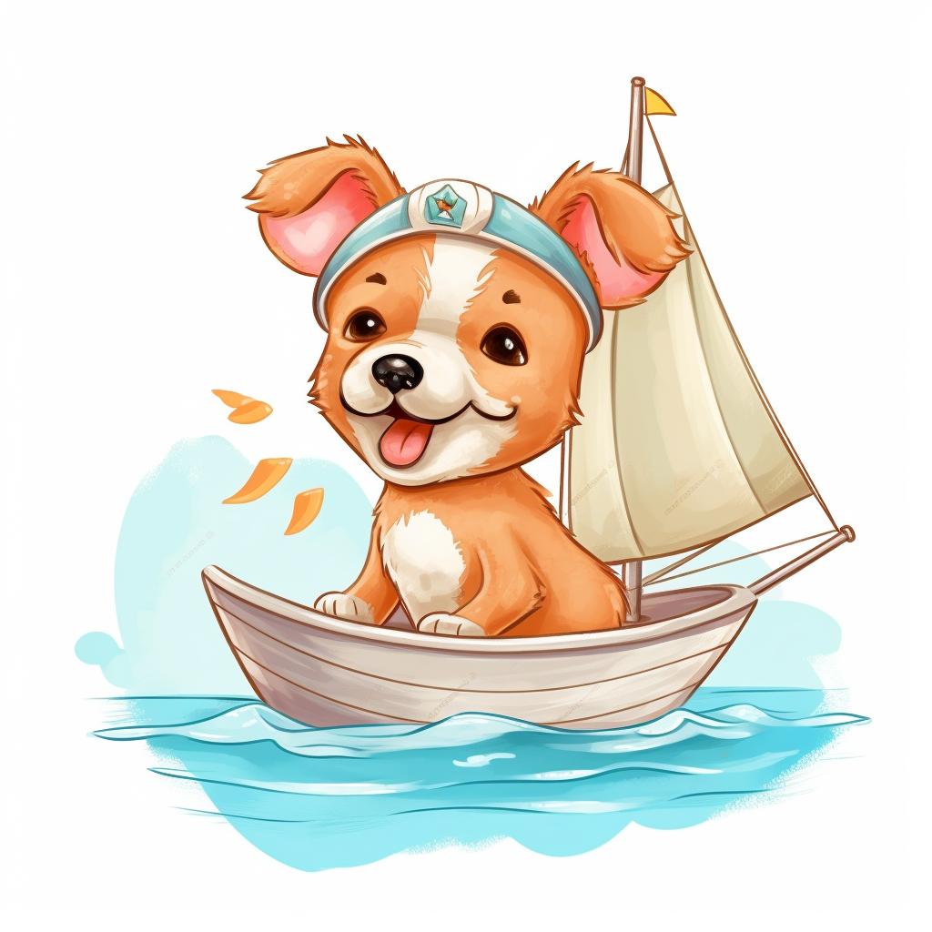 beach dog cliparts