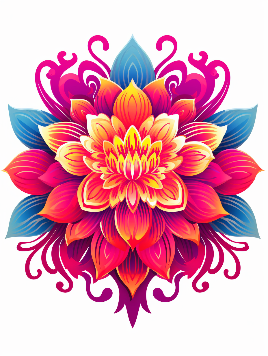 hot flower cliparts