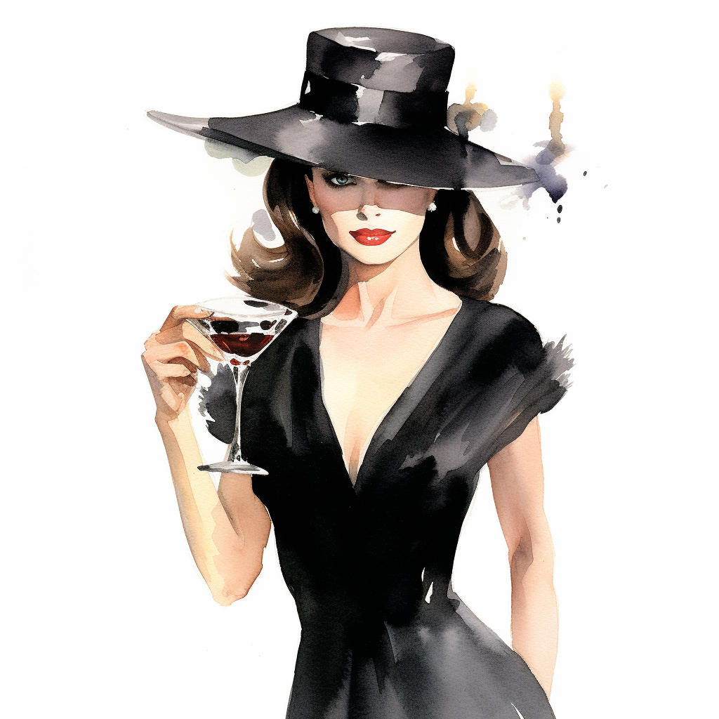 martini glass clipart