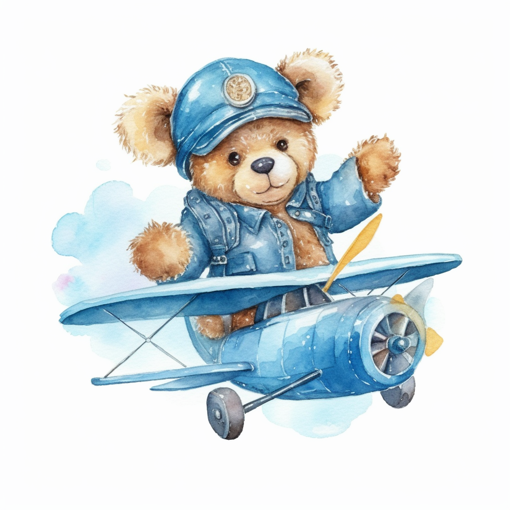 cute plane cliparts