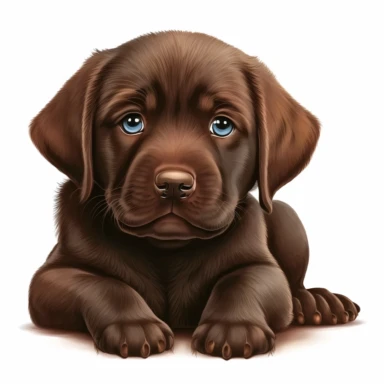 cute lab puppy clipart