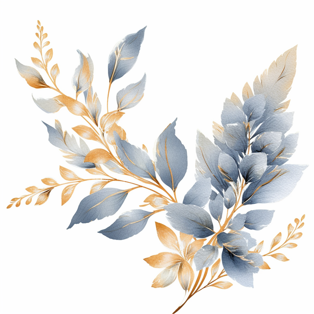 floral line cliparts