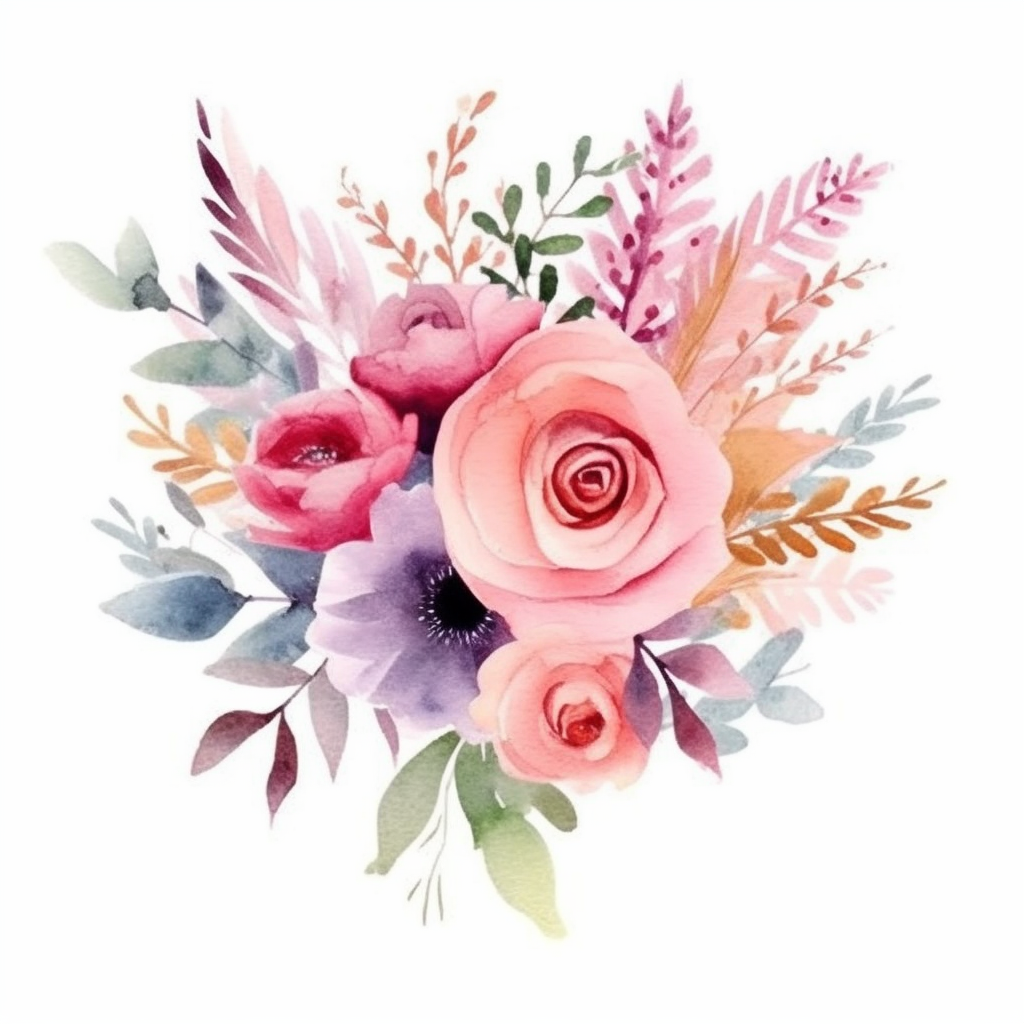 bridal bouquet cliparts