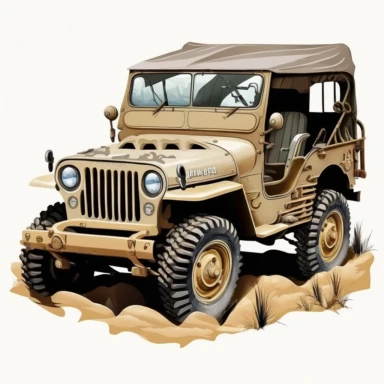 car JEEP clipart