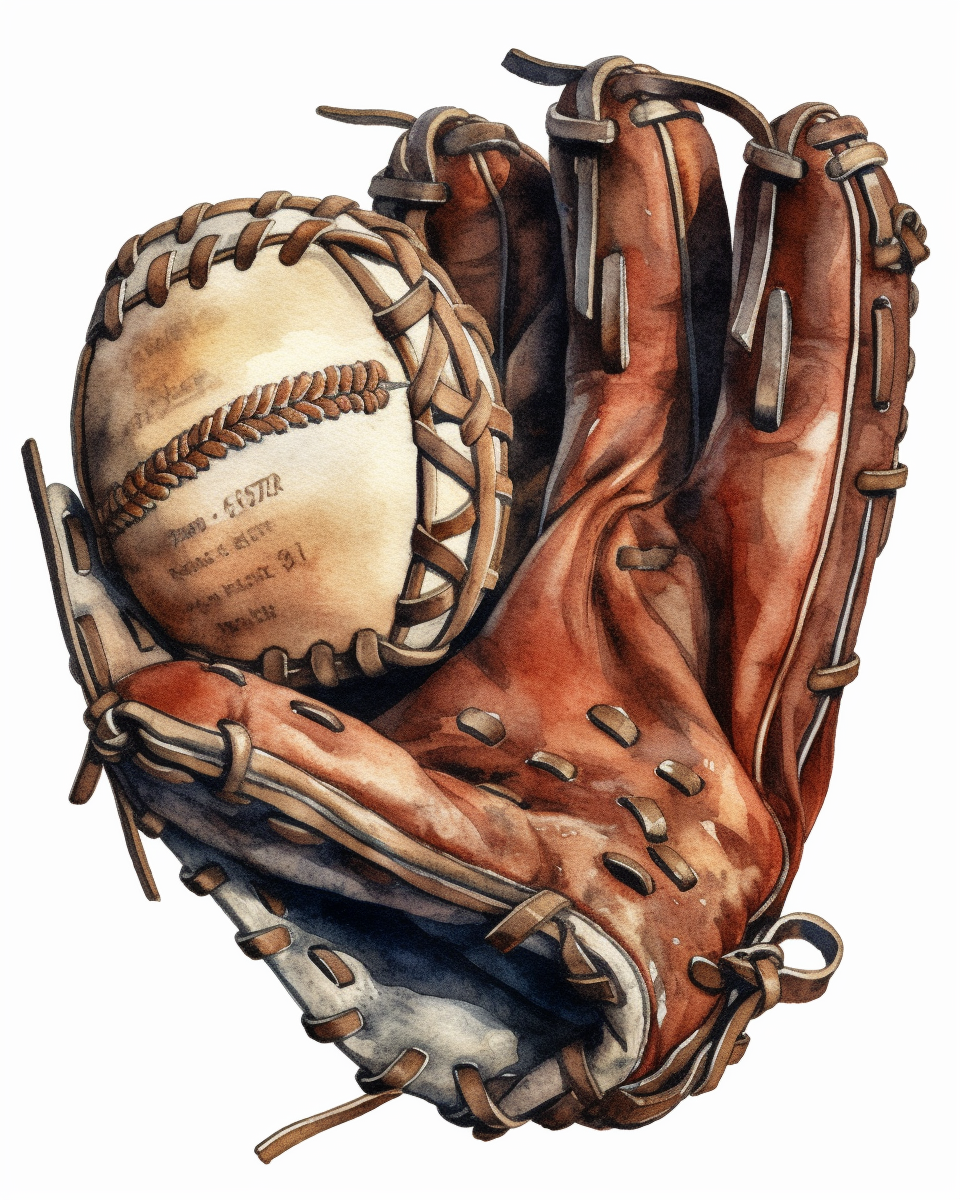 baseball glove cliparts