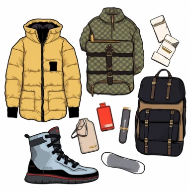clipart neo elements,designer streetwear style yeezy Balenciaga northface nike techfleece kappa lv gucci cartier tiffany pandora Inspired clothing clipart vector isolated on a white background