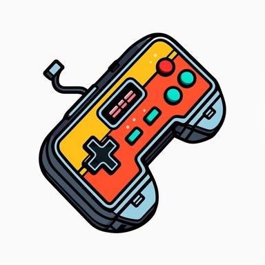 pixels video controler clipart