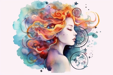 Watercolor, Craft a symbol that represents longing and desire clipart, hd, on a white background, spaced out
