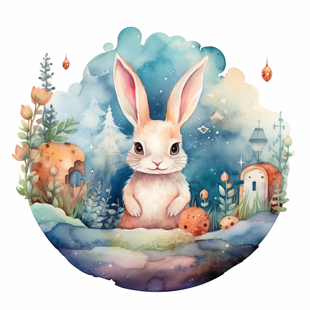 magic bunny cliparts