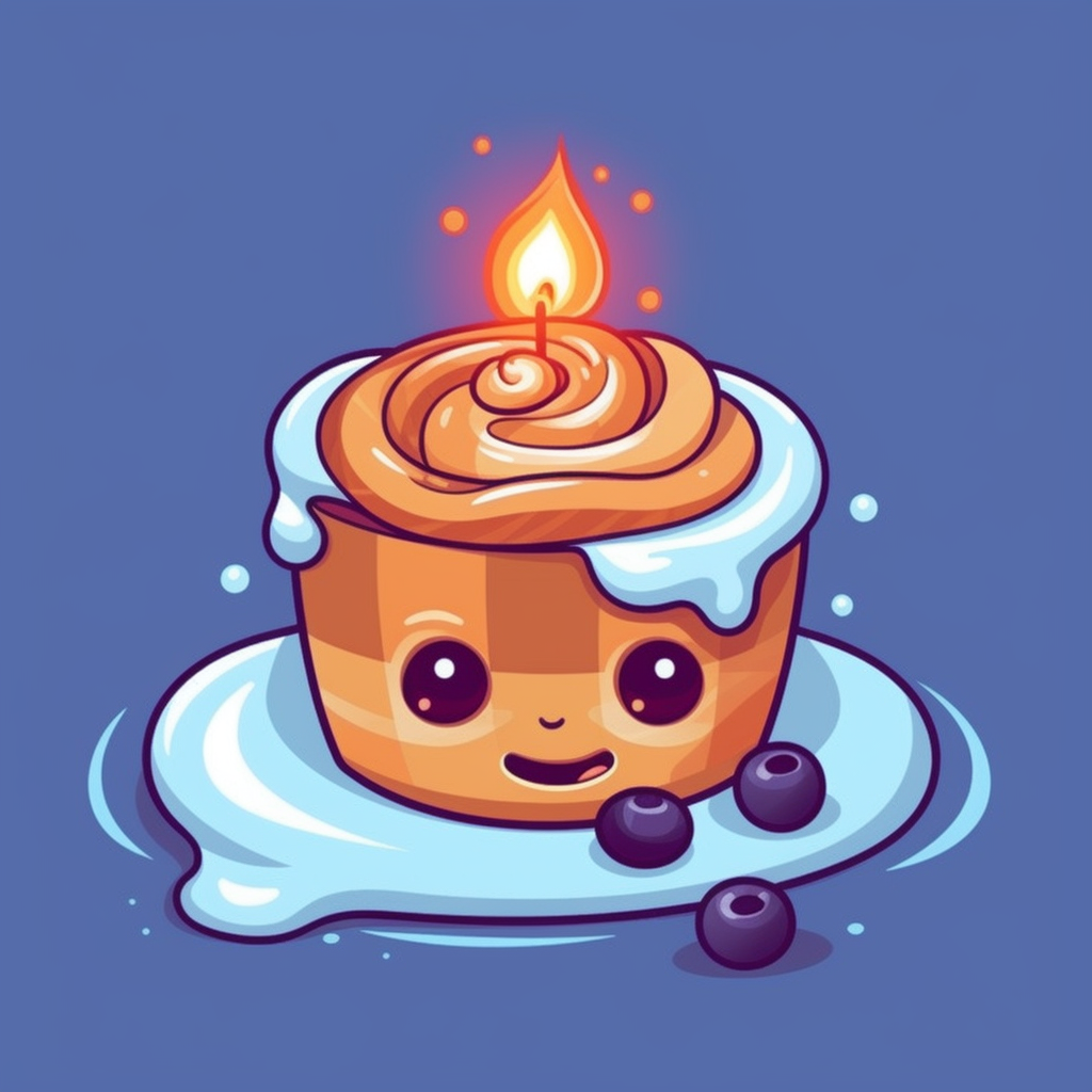cinnamon roll cliparts