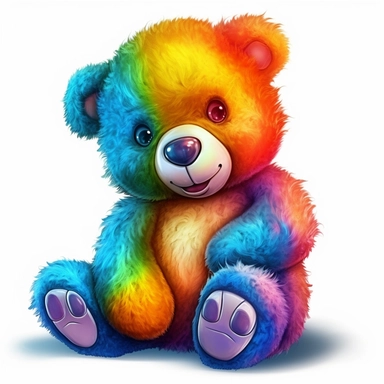 vivid teddy bear clipart