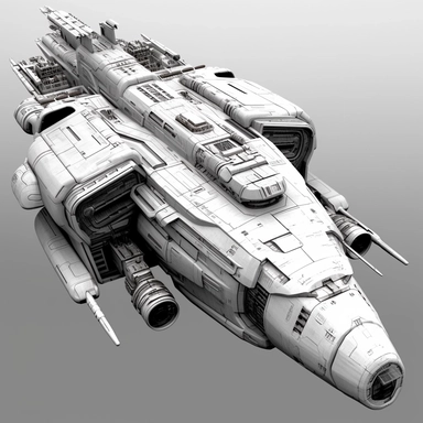 Dreadnaught-class heavy cruiser white baground advanced of the future like 2090 heavy battleship miliary ,clipart , white baground ,mordern armour star wars