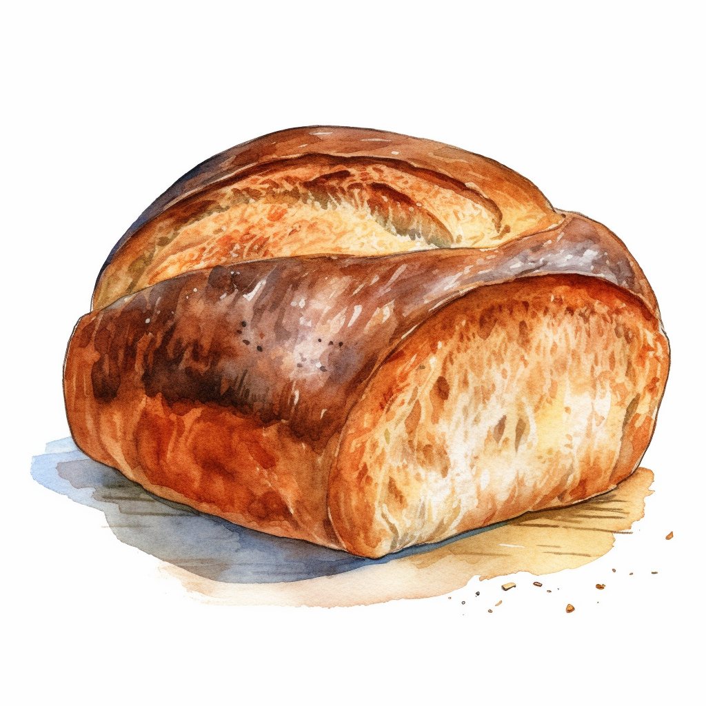 loaf of bread clipart