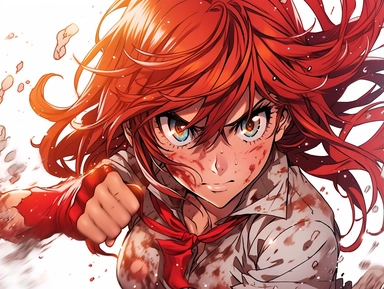 Ikki Tousen Sonsaku Hakufu Japanese manga series, paint art style, clipart, school background, superrealistic, one of a kind. battle other, The artwork features a dynamic, action - packed composition, with swirling energy blasts and dynamic poses adding to the sense of motion and excitement. The lighting is dramatic and moody, with deep blues and purples creating a sense of tension and danger. The overall mood is one of fierce determination, as Frieza battles to overcome his opponents.