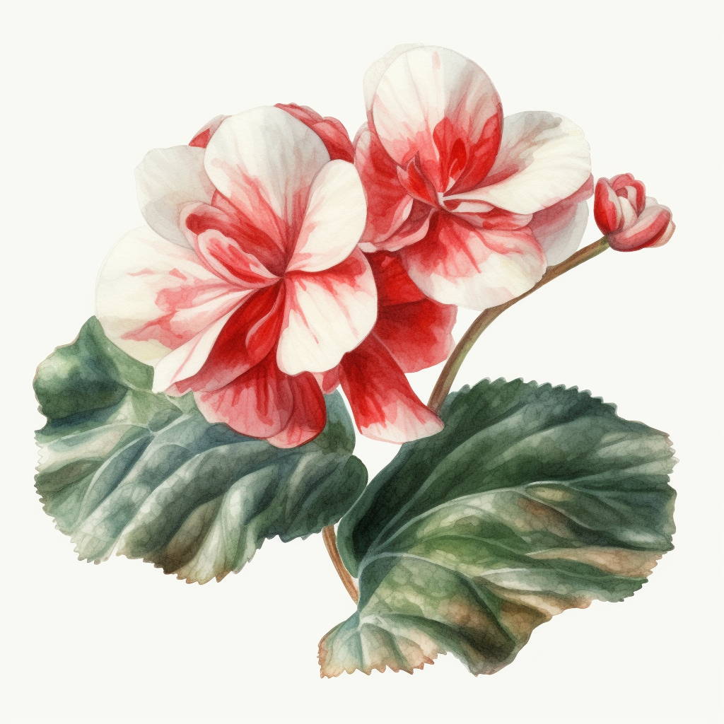 begonia flower cliparts