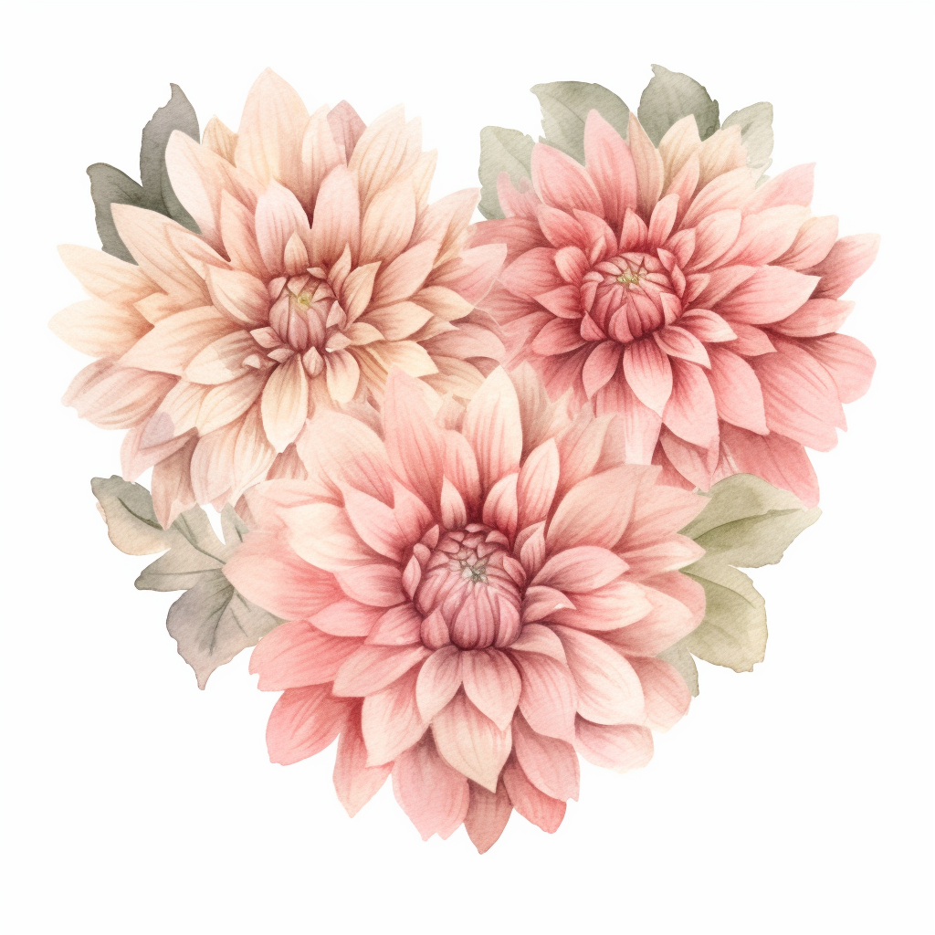 cliparts pink dahlia