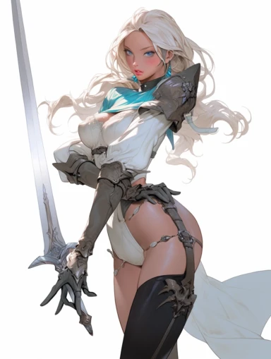 the Beauty wielding a sword, snapshot realism, fierce femenine pose,mercilessly,transparent background png clipart, in the style of mote kei, moody colour, changelingcore, ,calligraphy-inspired, uhd image, gongbi, China water colour