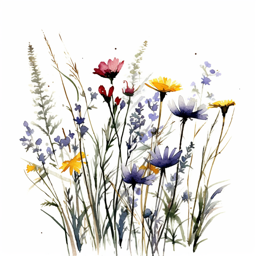 flower bee cliparts