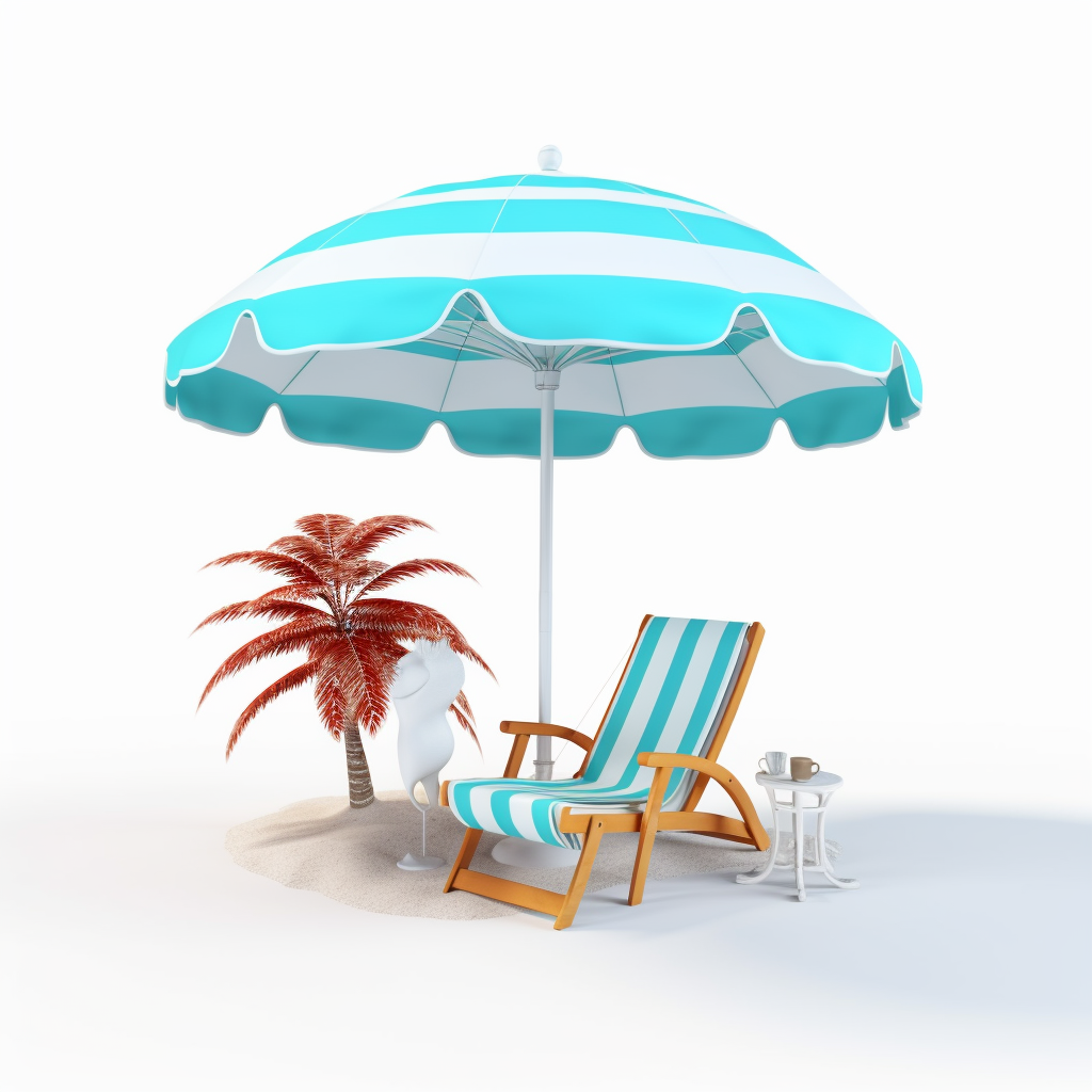 beach chair clipart
