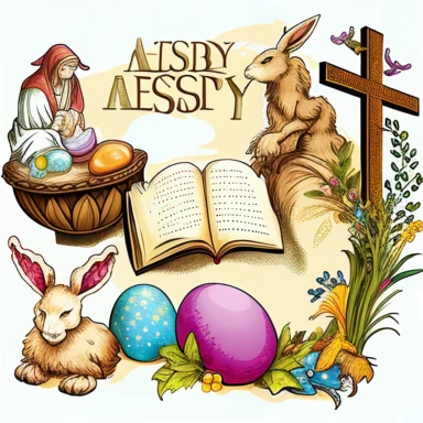 Easter Story Clipart Design