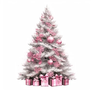 christmas png, pink christmas clipart, western christmas png, santa png, shirt png christmas, christmas sublimation designs, christmas tree, pink christmas png, christmas digital download, on white background 8k--16:9