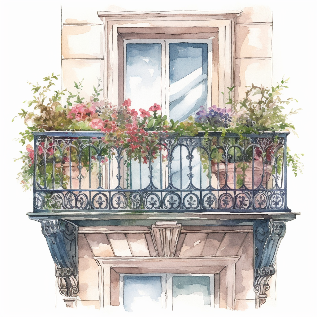 balcony cliparts