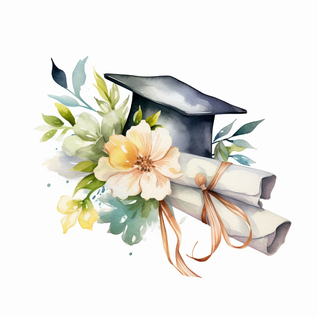 graduation scroll cliparts