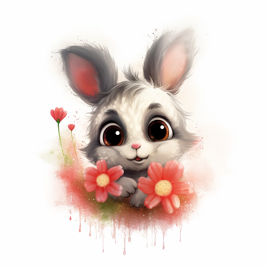 friendly bunny cliparts
