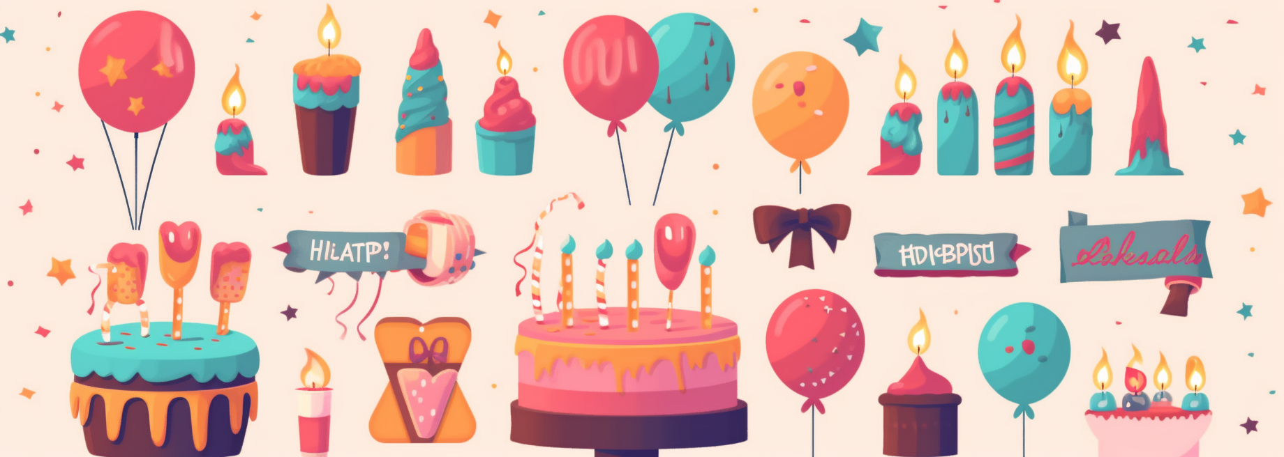 happy birthday cake clipart