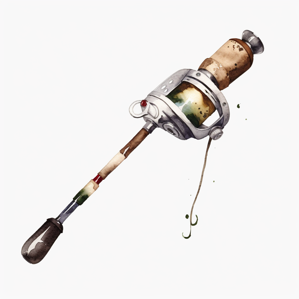 fishing pole cliparts