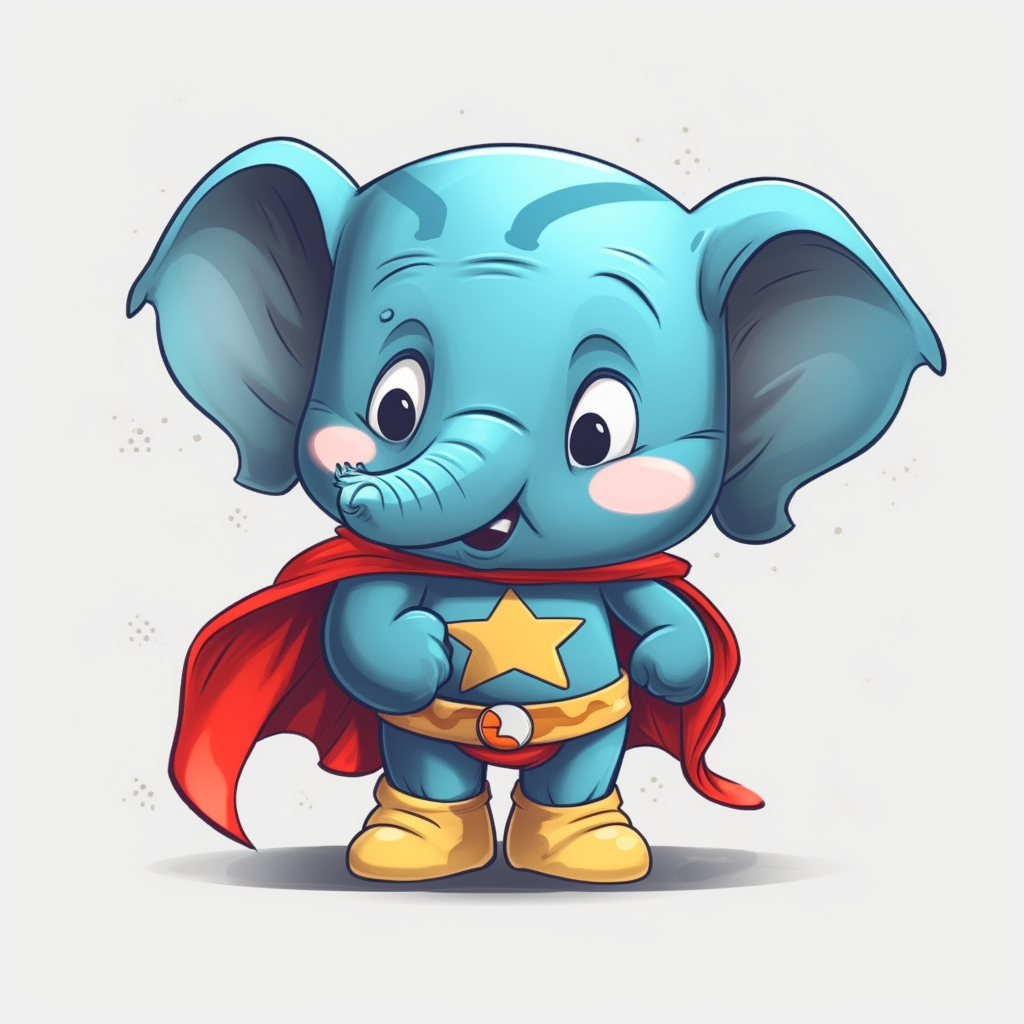 cute superhero cliparts