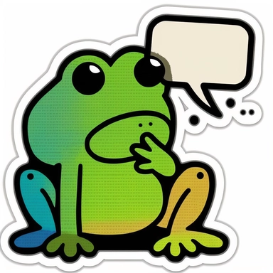 create a sticker with one frog on it. base it on these keywords: create 1 sticker brilliantly colored frogs separated frog stickers based on these keywords: stickers, black outline, stickers, colorful, lots of green too, 2d vector illustration sticker phone case stickers book journal stickers tiny stickers luggage stickers stickers skateboard stickers stickers goth stickers anime stickers laptop anime decal stickers spooky stickers thank you stickers printable frog sticker frog stickers cute fro