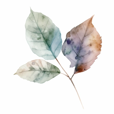 watercolor, a piece of botanical item clipart, faded barely visible color