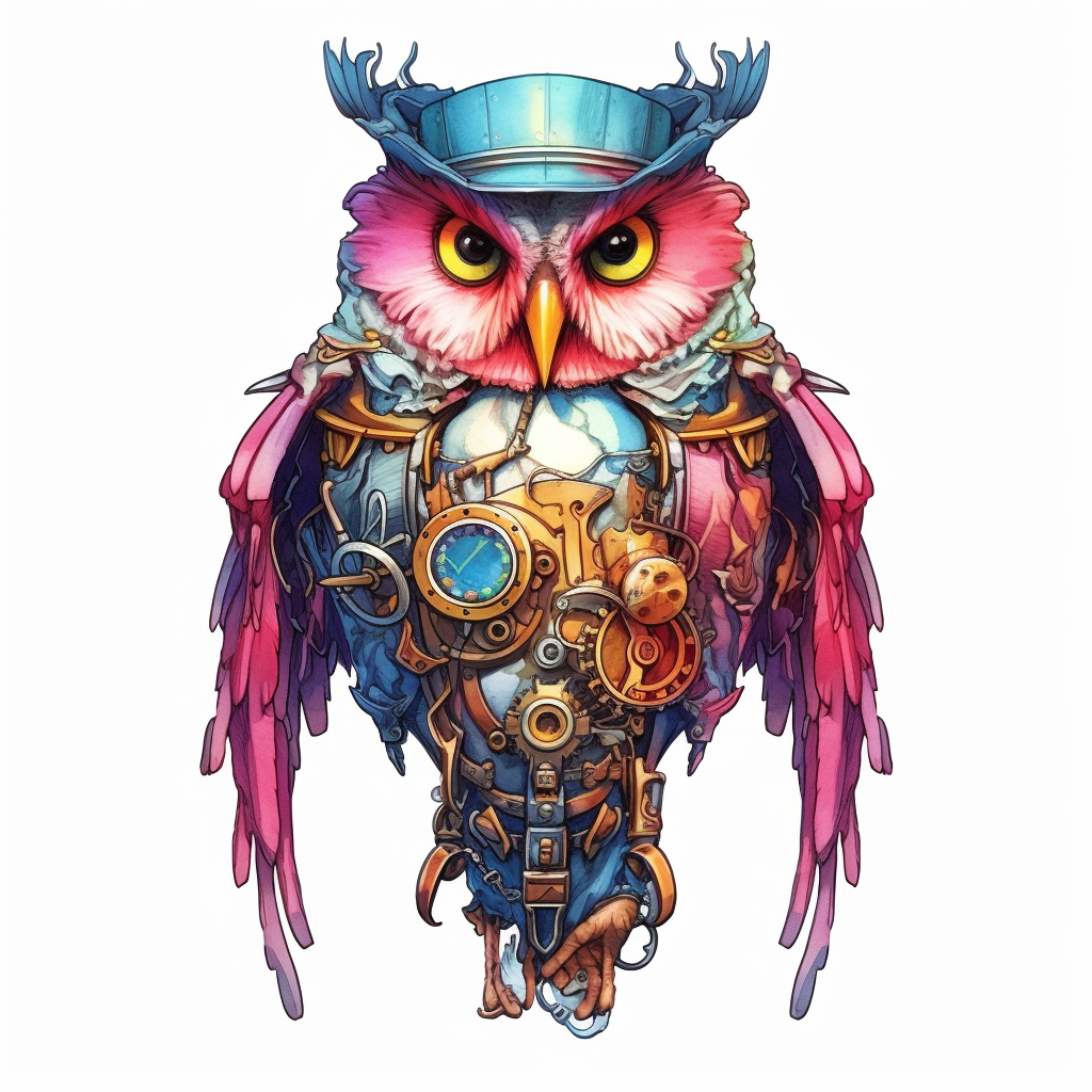 gold owl cliparts