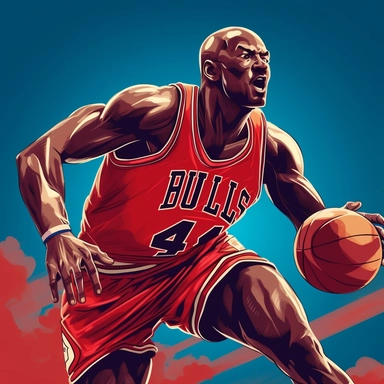 Michael Jordan playing basketball and doing a fade away shot, high details, 4K, movie clip, full body