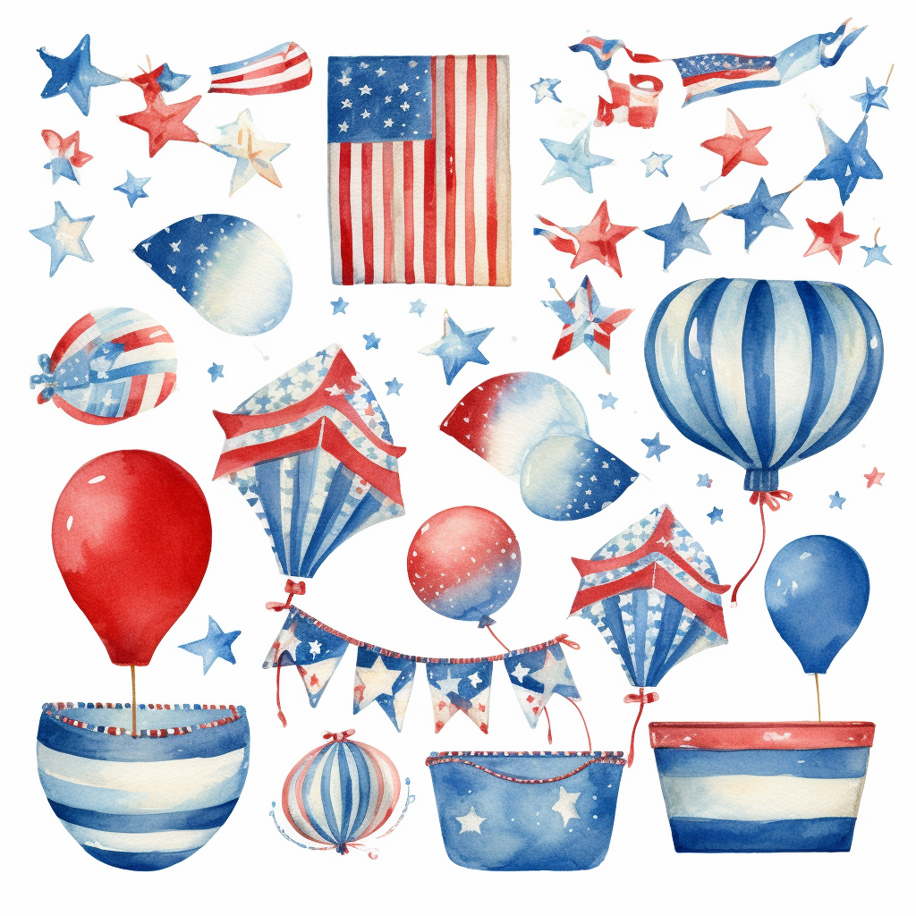 bunting flag cliparts