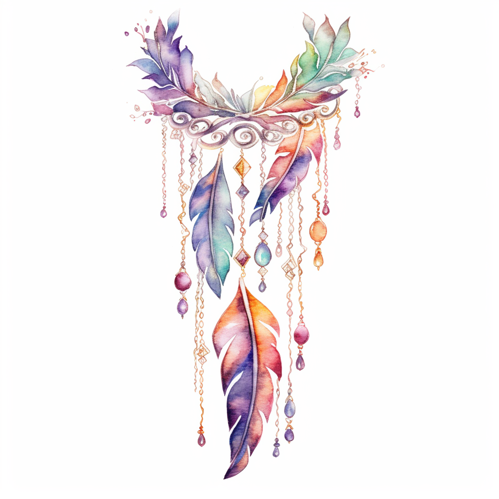 feather outline cliparts