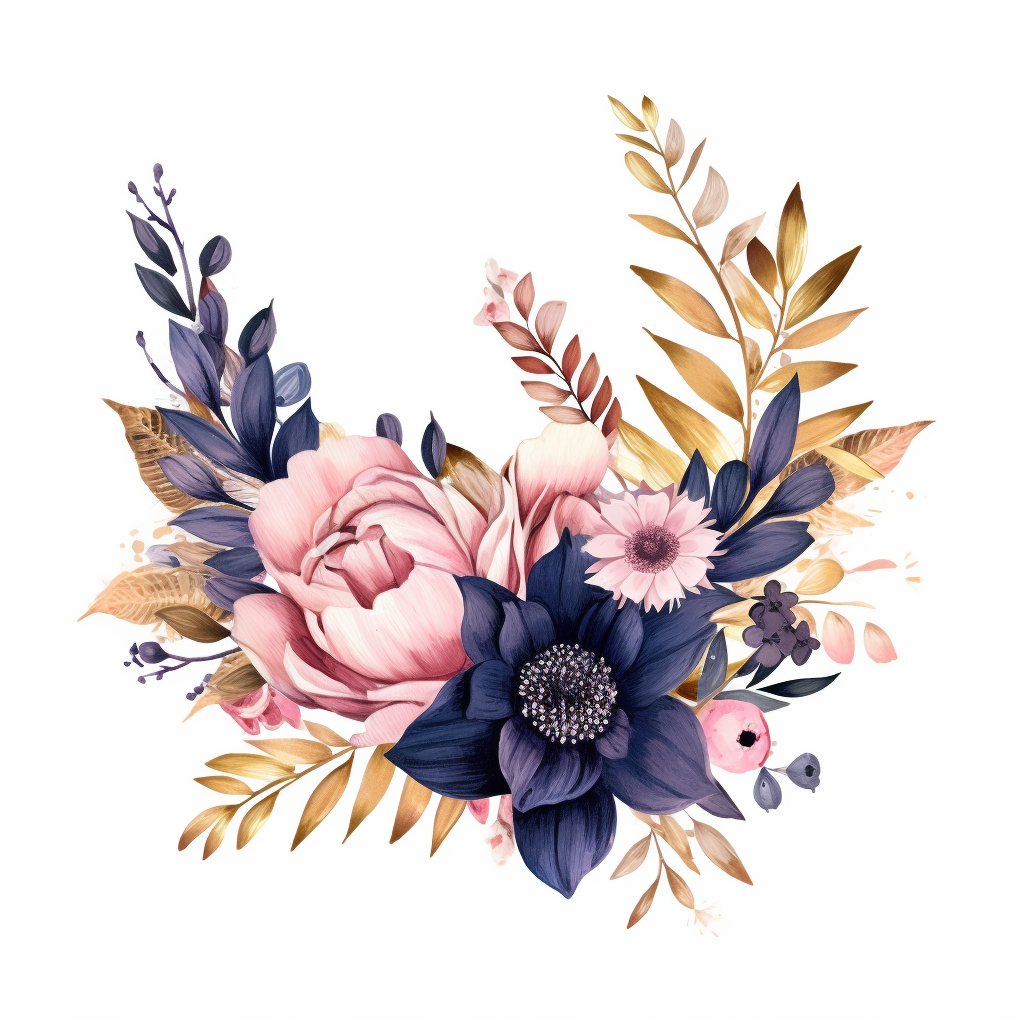 golden wedding cliparts