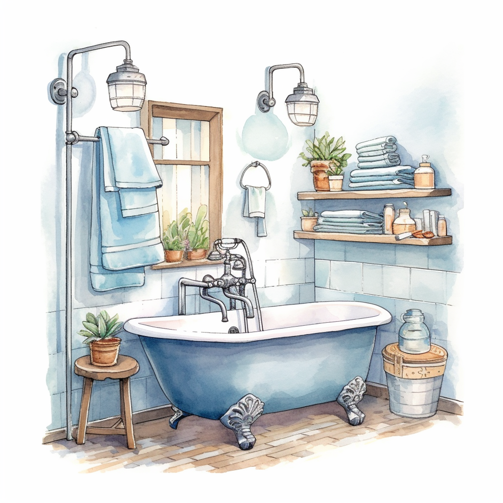 bathroom background cliparts
