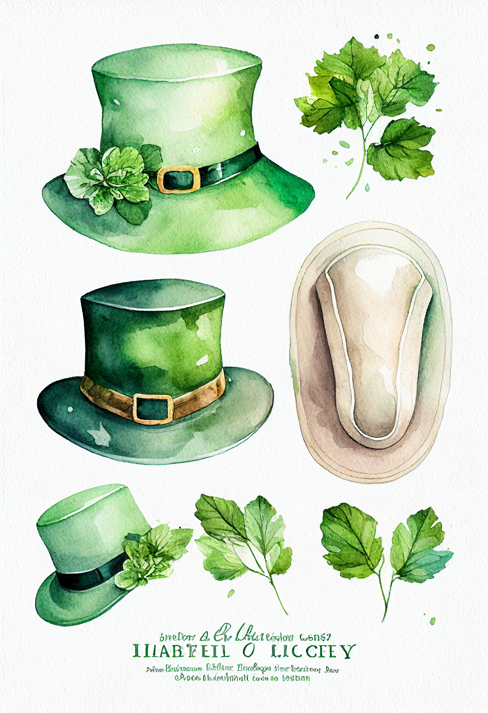 leprechaun hat cliparts