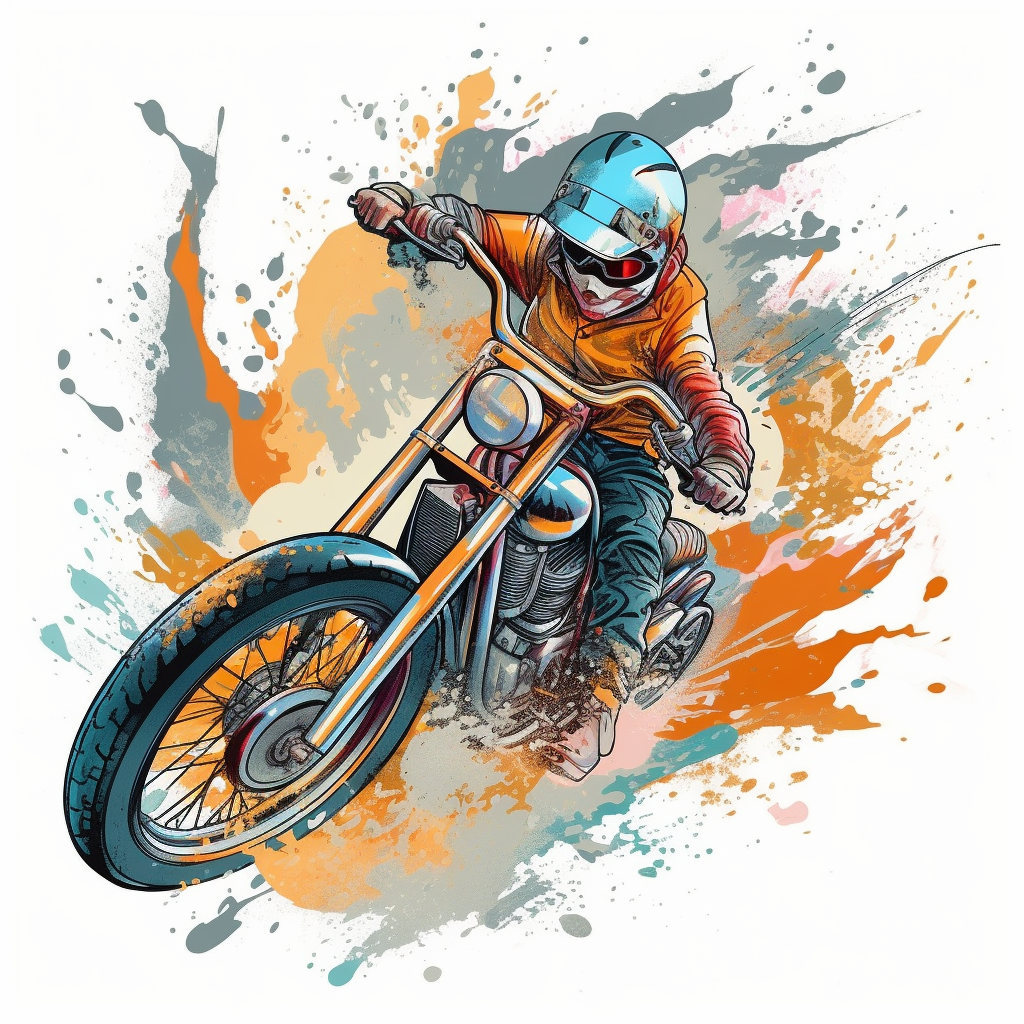 clipart, bike drift - Clip Art Library