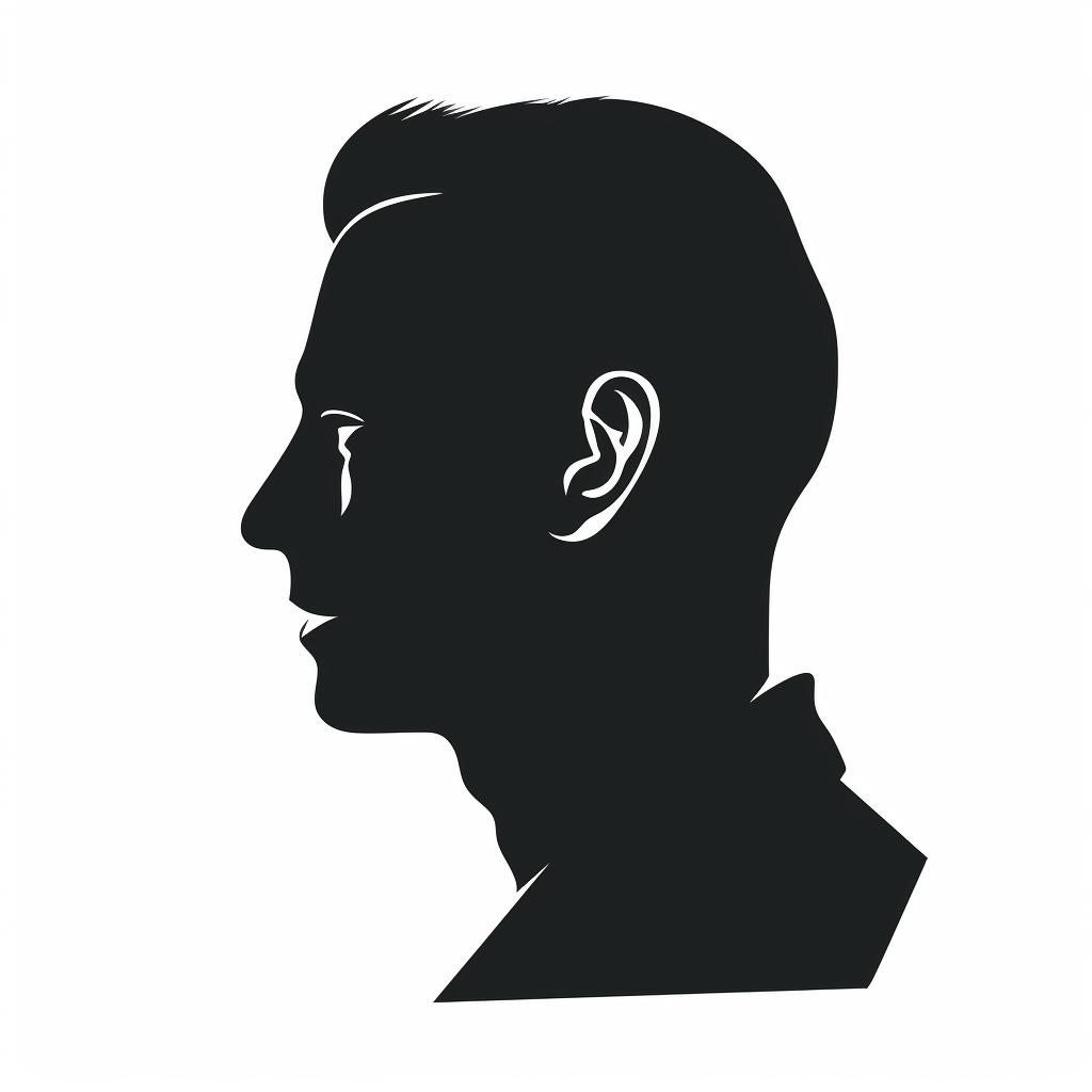 head silhouette cliparts