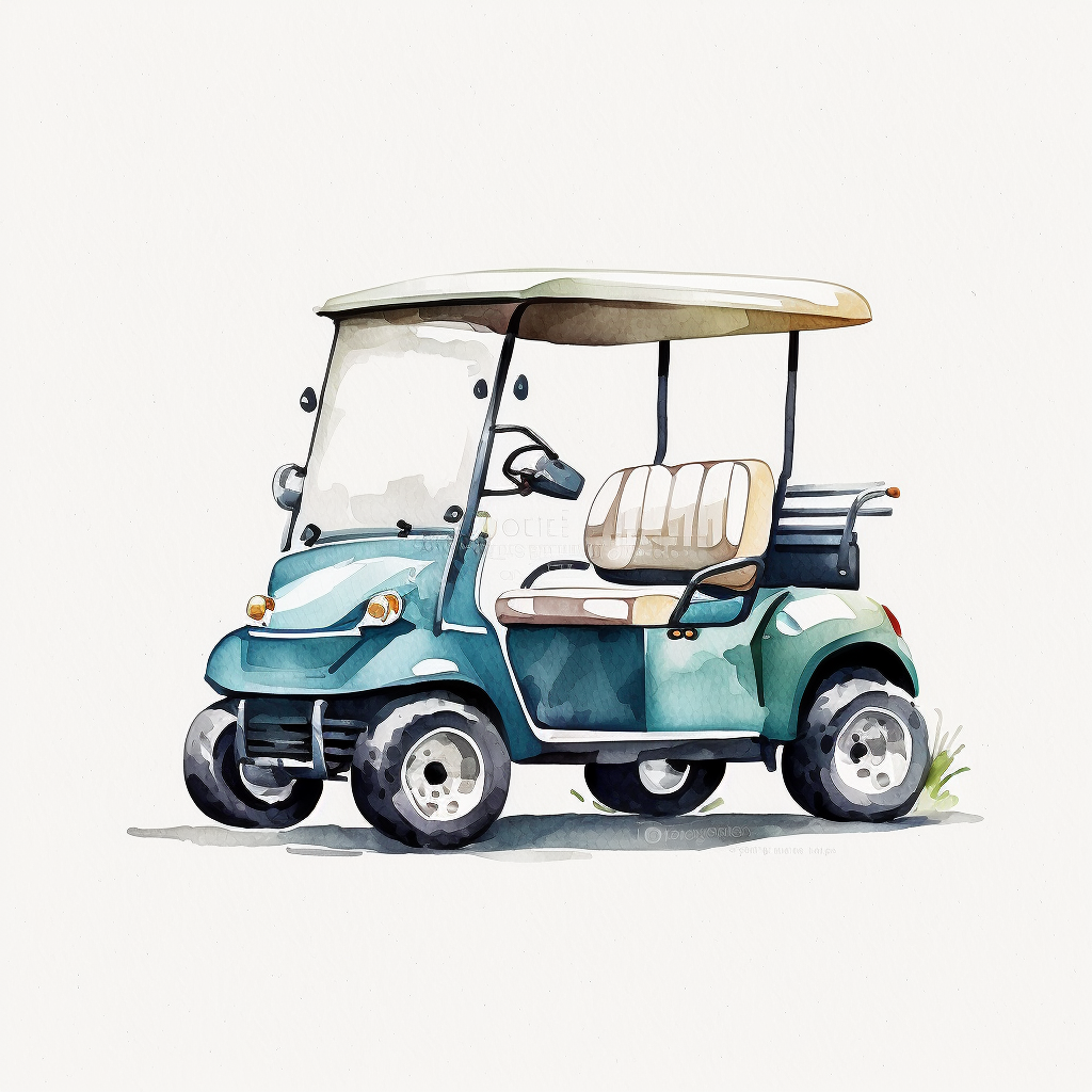 golf cart clipart